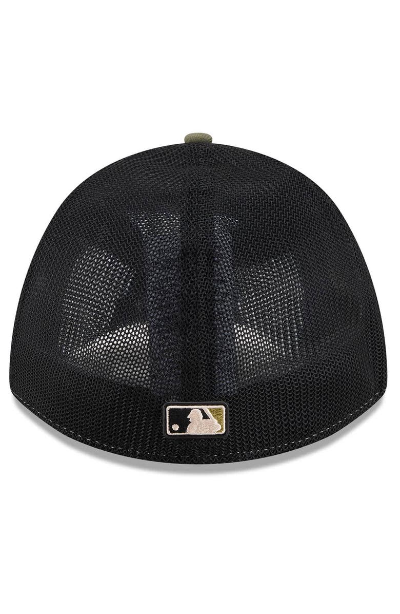 New Era Men's New Era  Olive Cincinnati Reds 2026 Armed Forces Day 39THIRTY M-Crown Flex Hat, Alternate, color, Olive