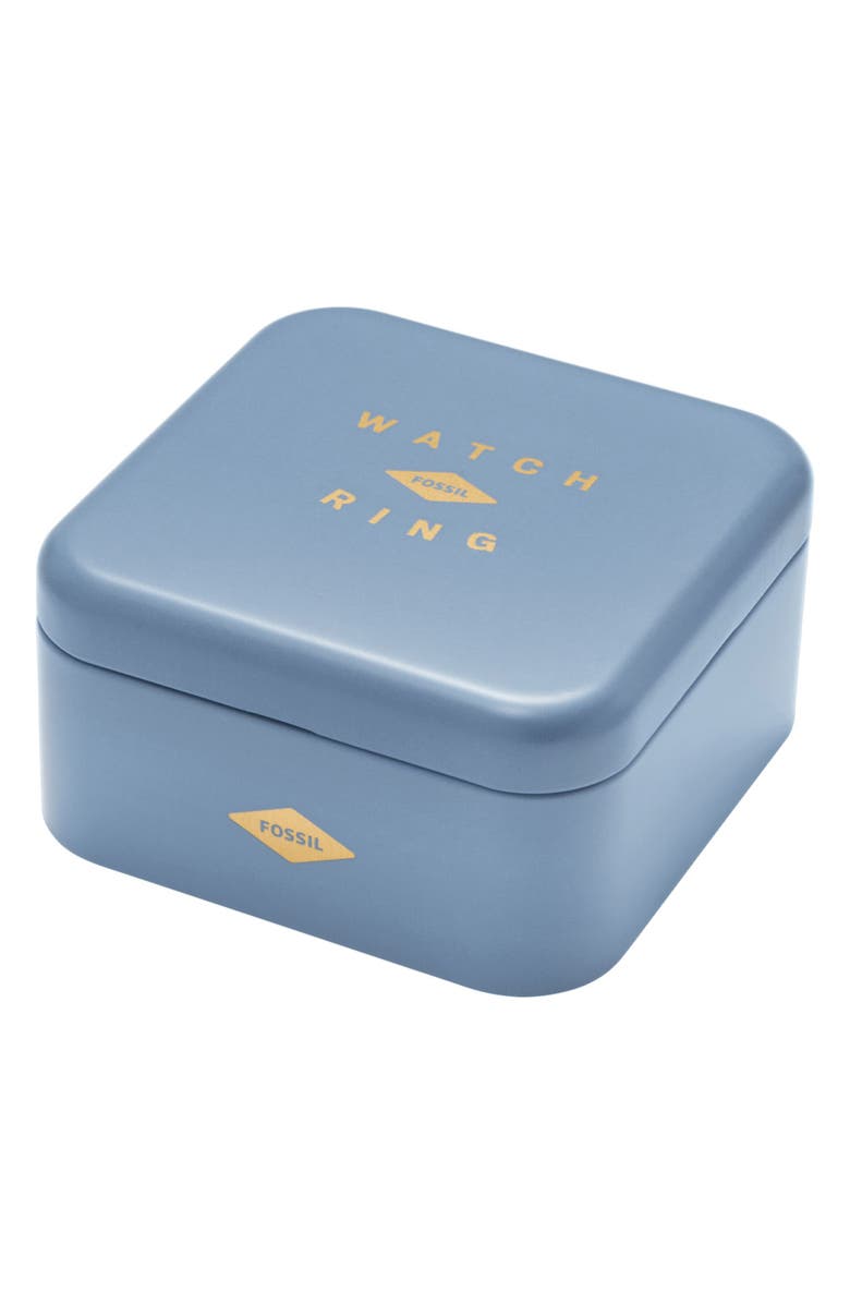 Fossil Ring Watch, 15mm, Alternate, color, Gold