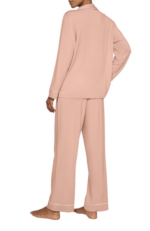 Eberjey Gisele Long Pajamas In Pink