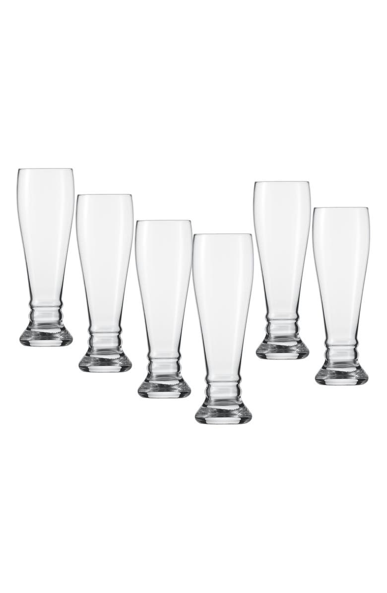 Schott Zwiesel Beer Basic Set of 6 Bavaria Beer Glasses, Main, color, Clear