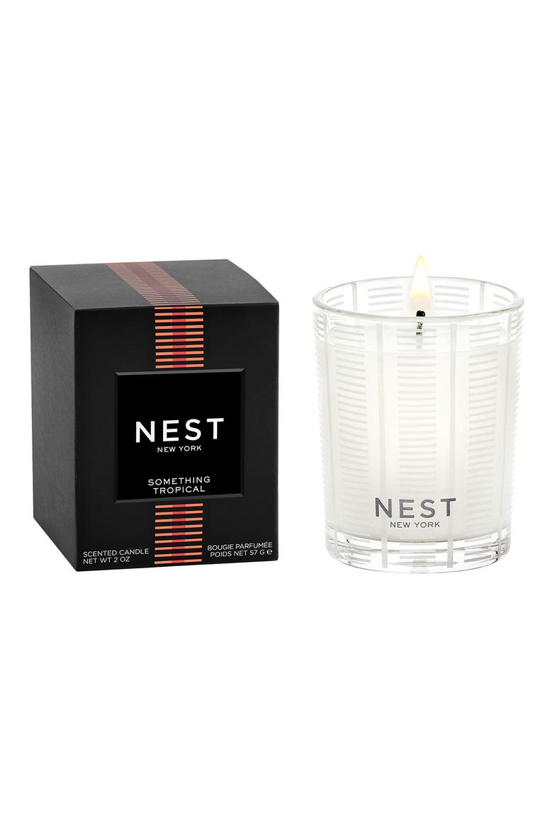 Something Tropical Scented Candle, Alternate, color, NO COLOR