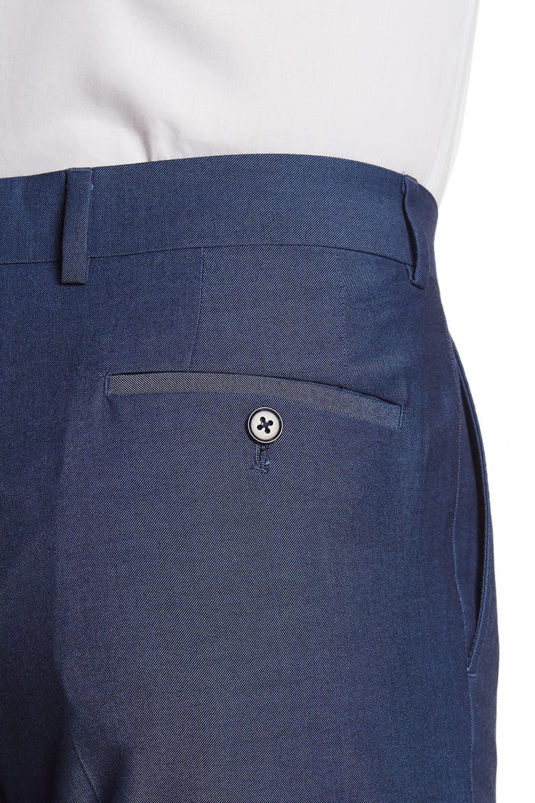 Brixton Extra Trim Fit Suit, Alternate, color, NAVY