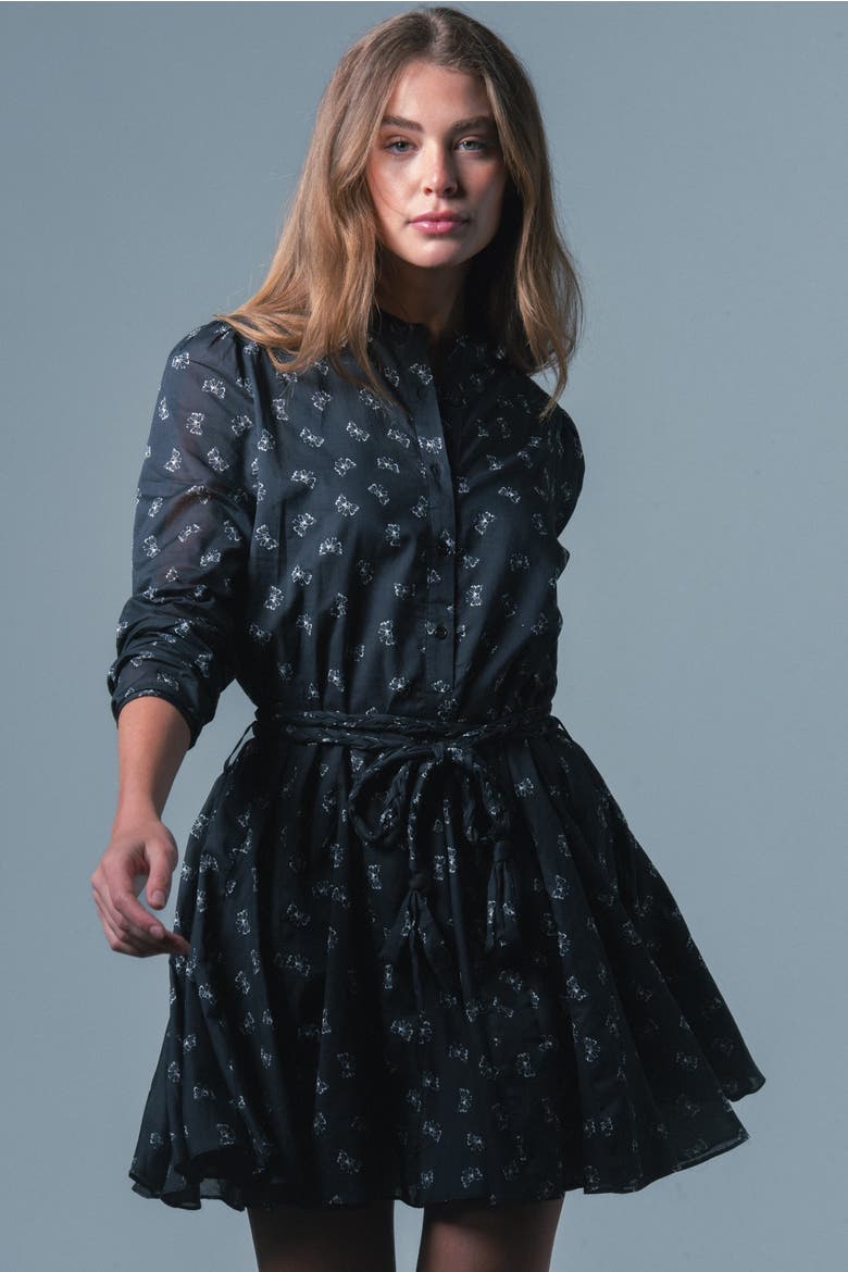 The Jenica Dress, Alternate, color, Black Bow