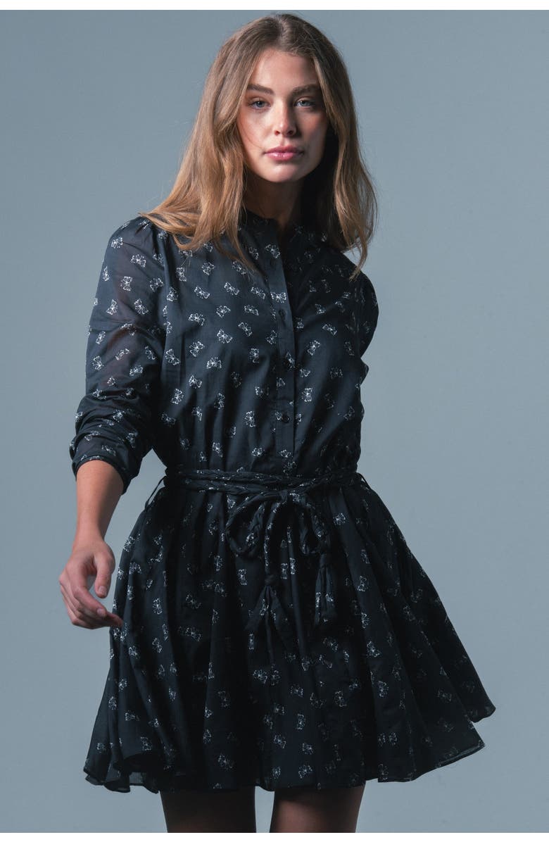 The Shirt by Rochelle Behrens The Jenica Dress, Alternate, color, Black Bow