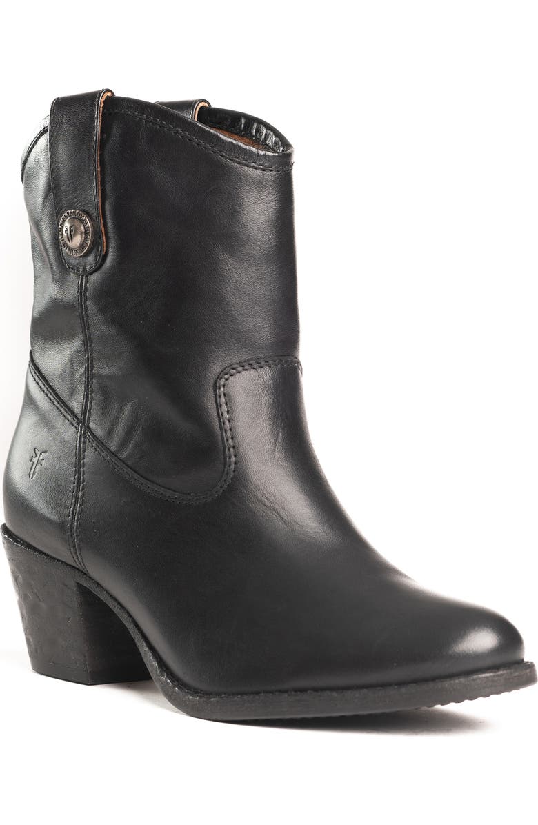 Frye Jackie Button Short Bootie, Main, color,