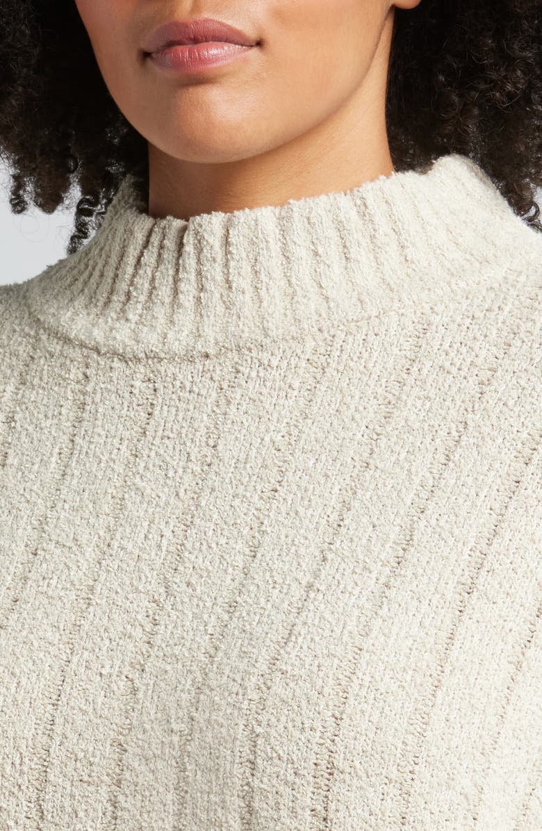 Eileen Fisher Rib Mock Neck Sweater, Alternate, color, 