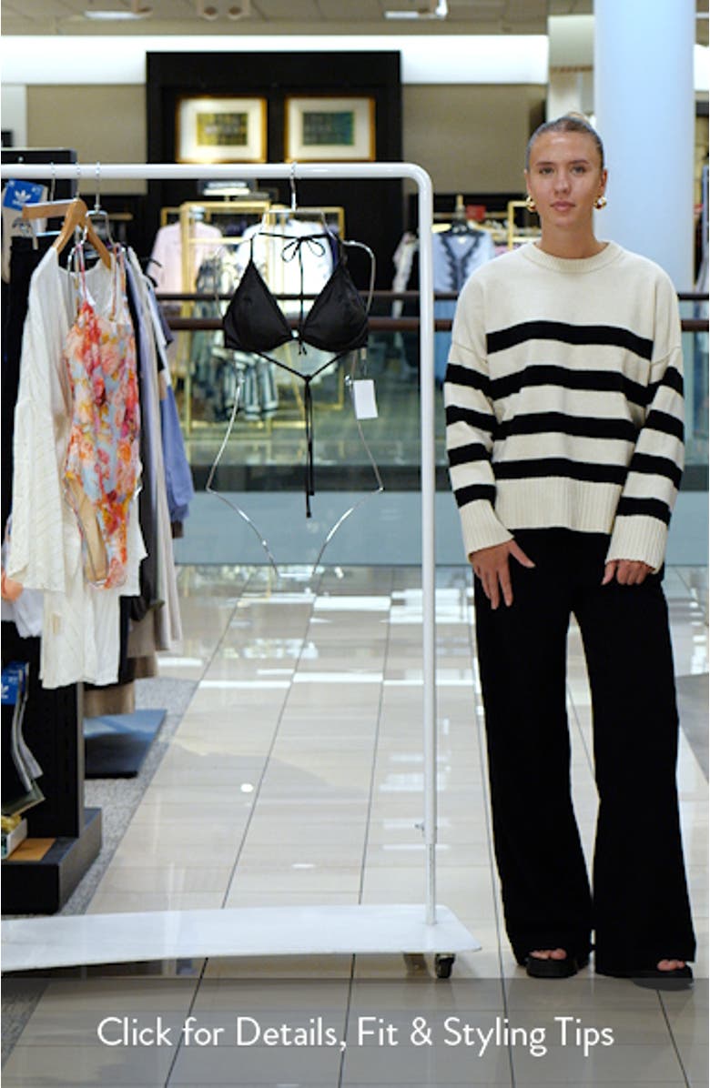 Annabelle Luxe Underwire Faux Leather Bikini Top, sales video thumbnail