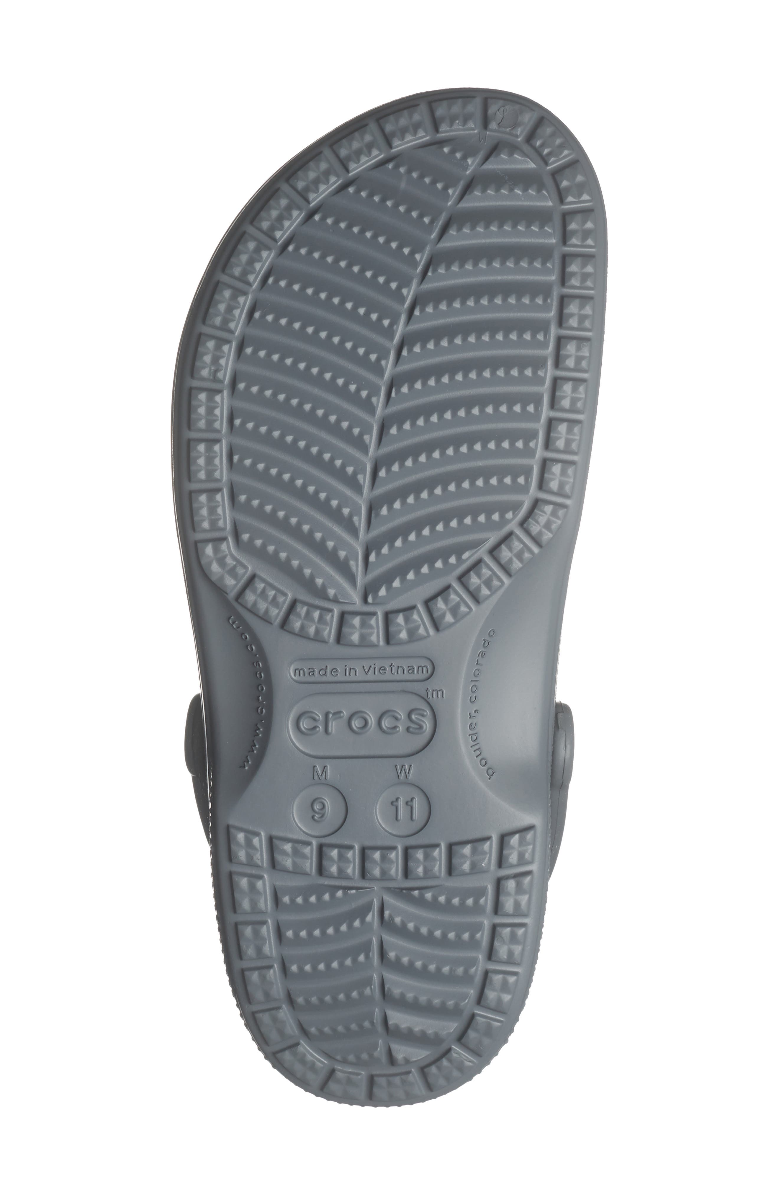 CROCS Gender Inclusive Baya Faux Shearling Lined Clog, Alternate, color, Charcoal