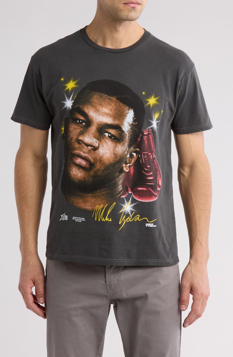 ID Supply Co Mike Tyson Airbrush Gloves Graphic T-Shirt, Main, color, 