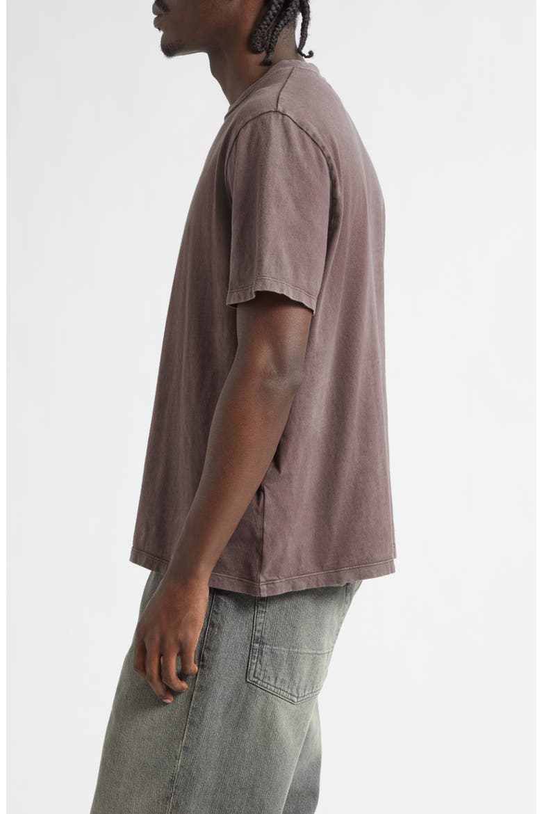 Box Cotton T-Shirt, Alternate, color, WORN BROWN LEGACY JERSEY
