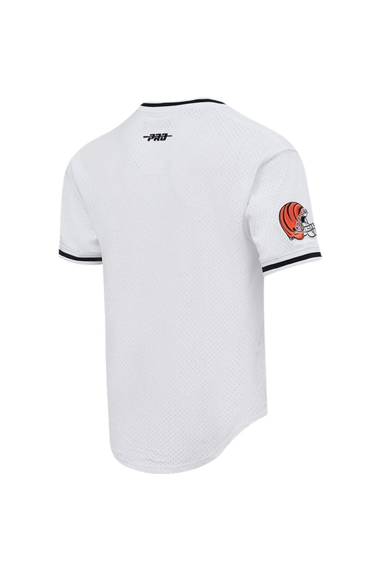 Men's Pro Standard Ja'Marr Chase White Cincinnati Bengals Mesh Player Name & Number Top, Alternate, color, White