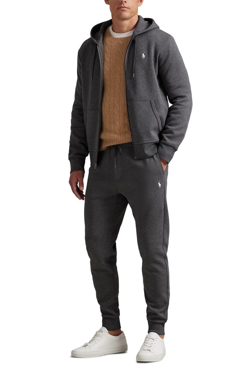 Polo Ralph Lauren Double Knit Joggers, Alternate, color, Barclay Heather