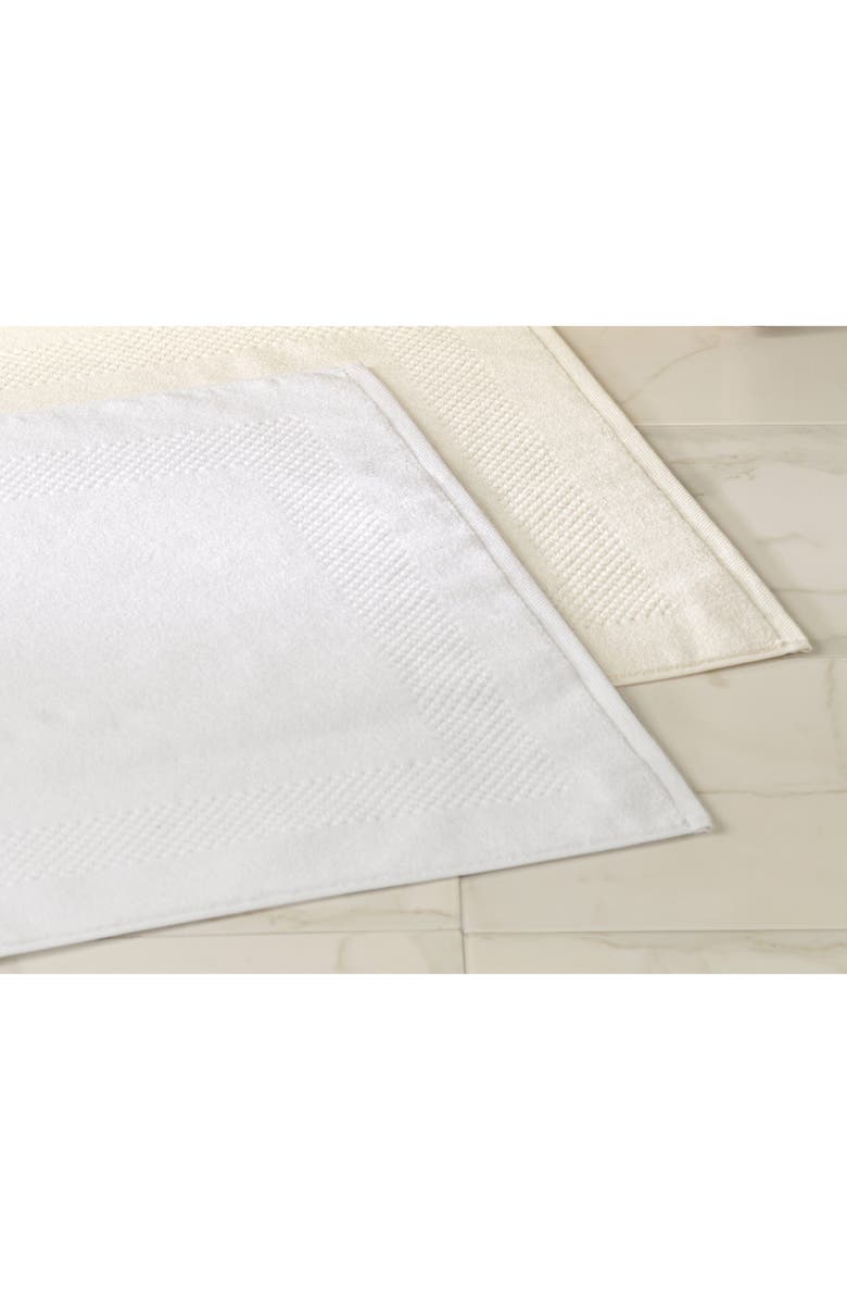Matouk Lotus Bath Mat, Alternate, color, White