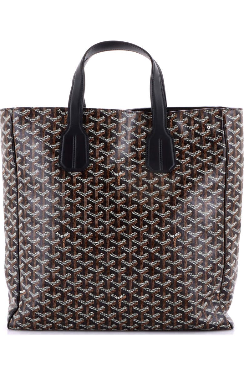 Pre-Owned Goyard Voltaire III Tote Coated Canvas, Alternate, color, Black