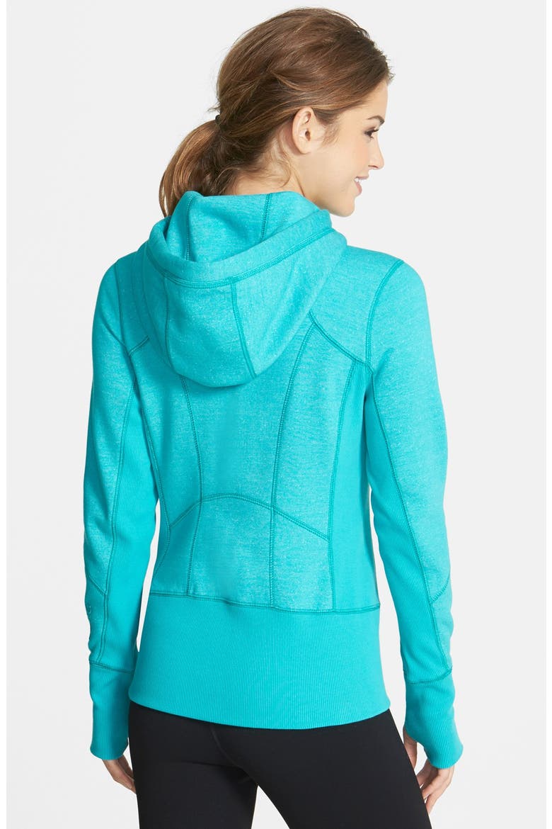 'Pretty Moon Dust' Hooded Jacket, Alternate, color, GREEN VERIDIAN