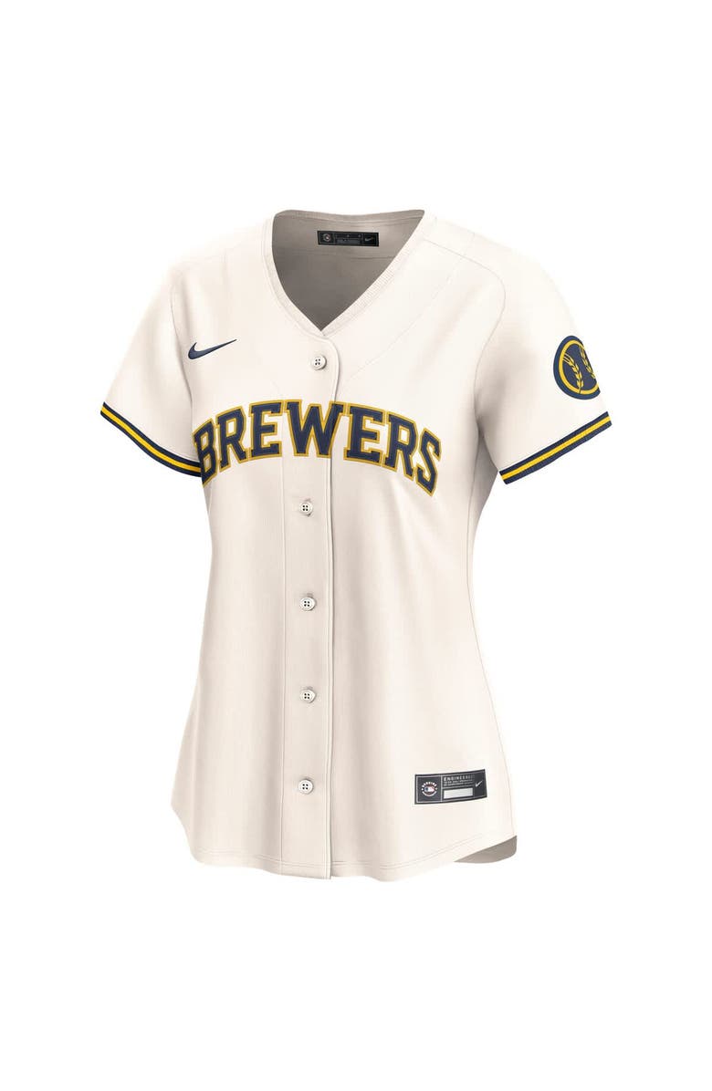 Nike Women's Nike Cream Milwaukee Brewers Home Limited Jersey, Alternate, color, Cream