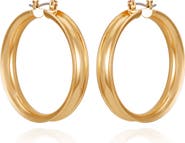 Vince Camuto Textured Hoop Earrings