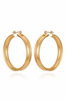 Vince Camuto Textured Hoop Earrings