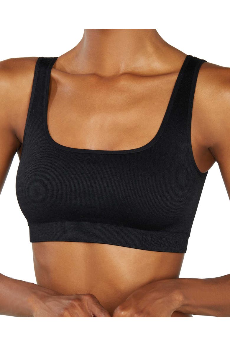 High Sculpt Bra Rib, Alternate, color, Black