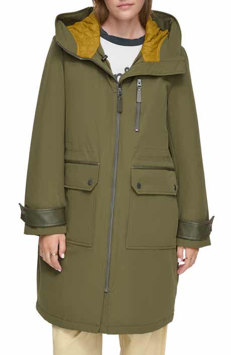 Andrew Marc Water Resistant Hooded Jacket