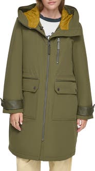 Andrew Marc Water Resistant Hooded Jacket