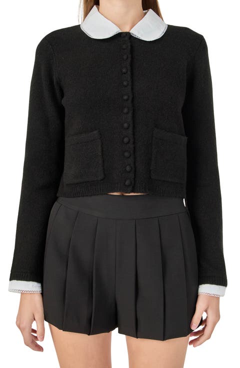 Peter Pan Collar Cardigan