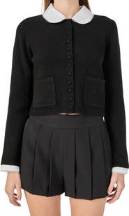 Endless Rose Peter Pan Collar Cardigan