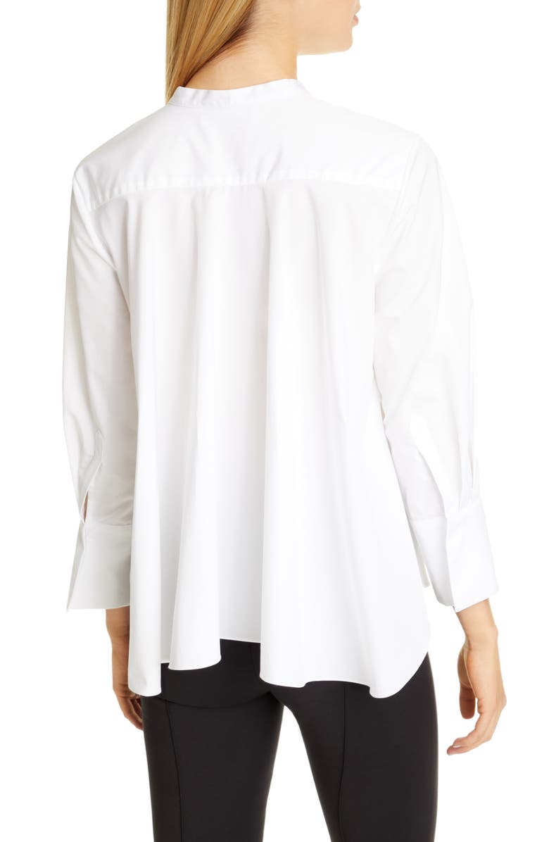PARTOW Bell Poplin Blouse, Alternate, color,