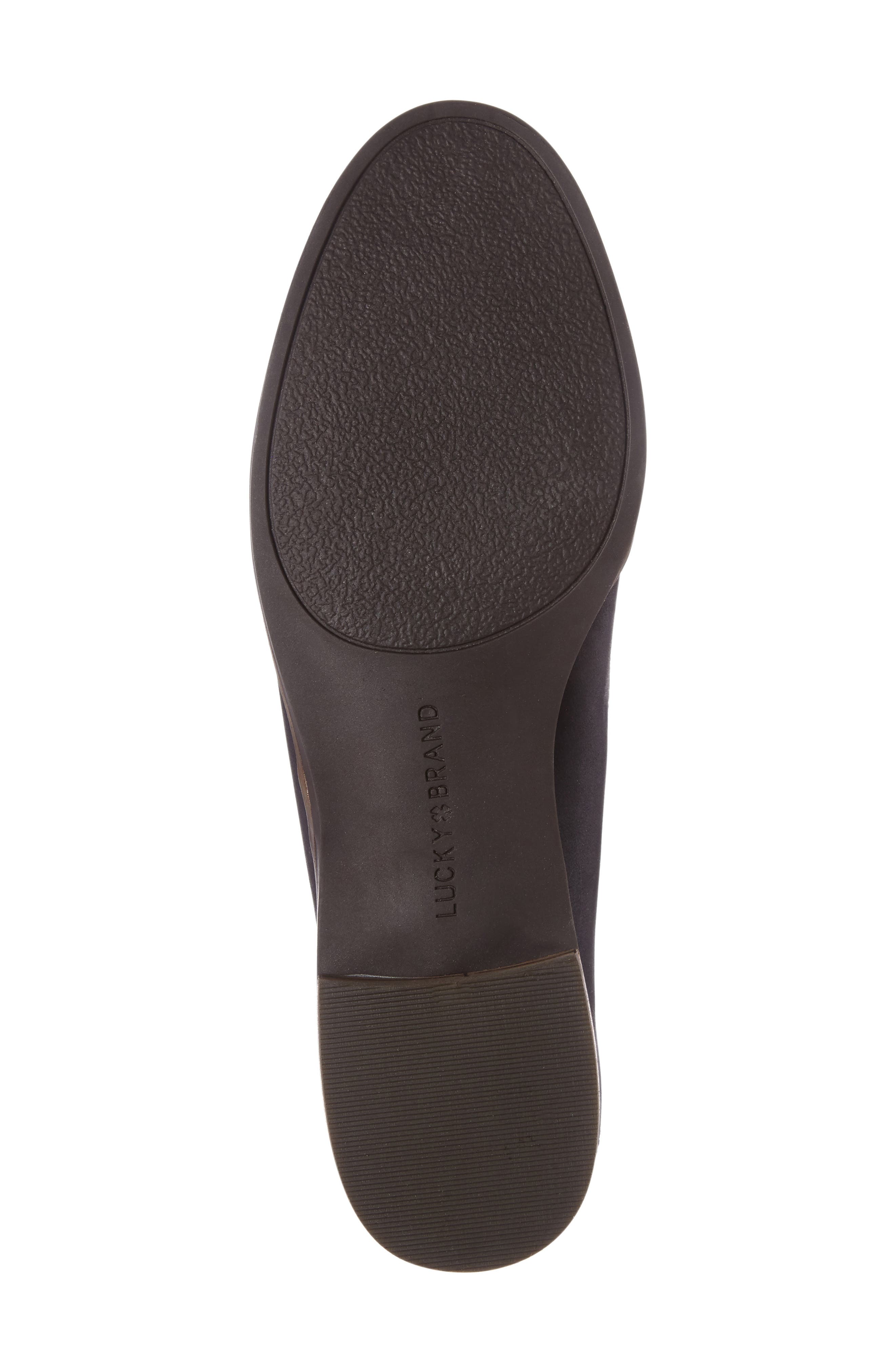 Lucky Brand Cahill Flat, Alternate, color, Black Leather