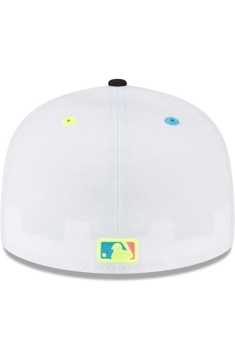 New Era Men's New Era White Pittsburgh Pirates Neon Eye 59FIFTY Fitted Hat, Alternate, color,