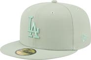 New Era Men's New Era Green Los Angeles Dodgers Color Pack 59FIFTY Fitted Hat