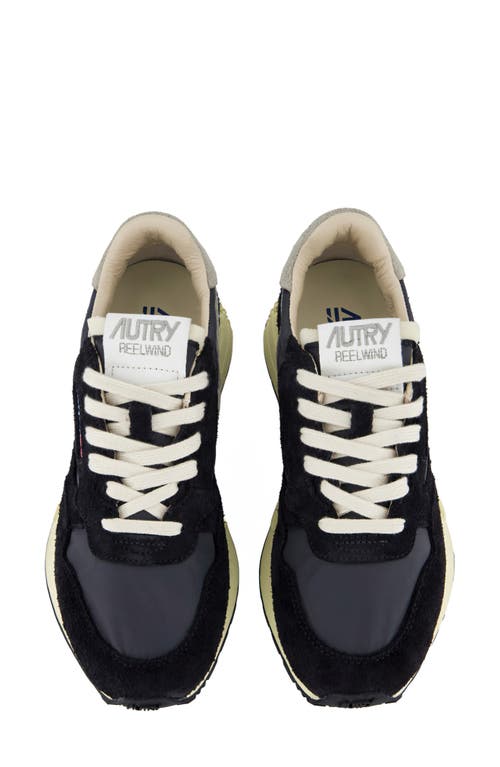 Autry Reelwind Low Top Sneaker In Black