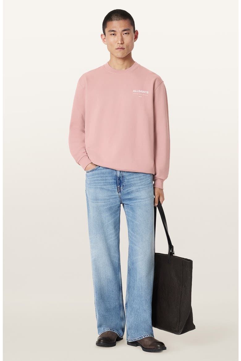 Backstage Graphic Sweatshirt, Alternate, color, WOODROSE PINK