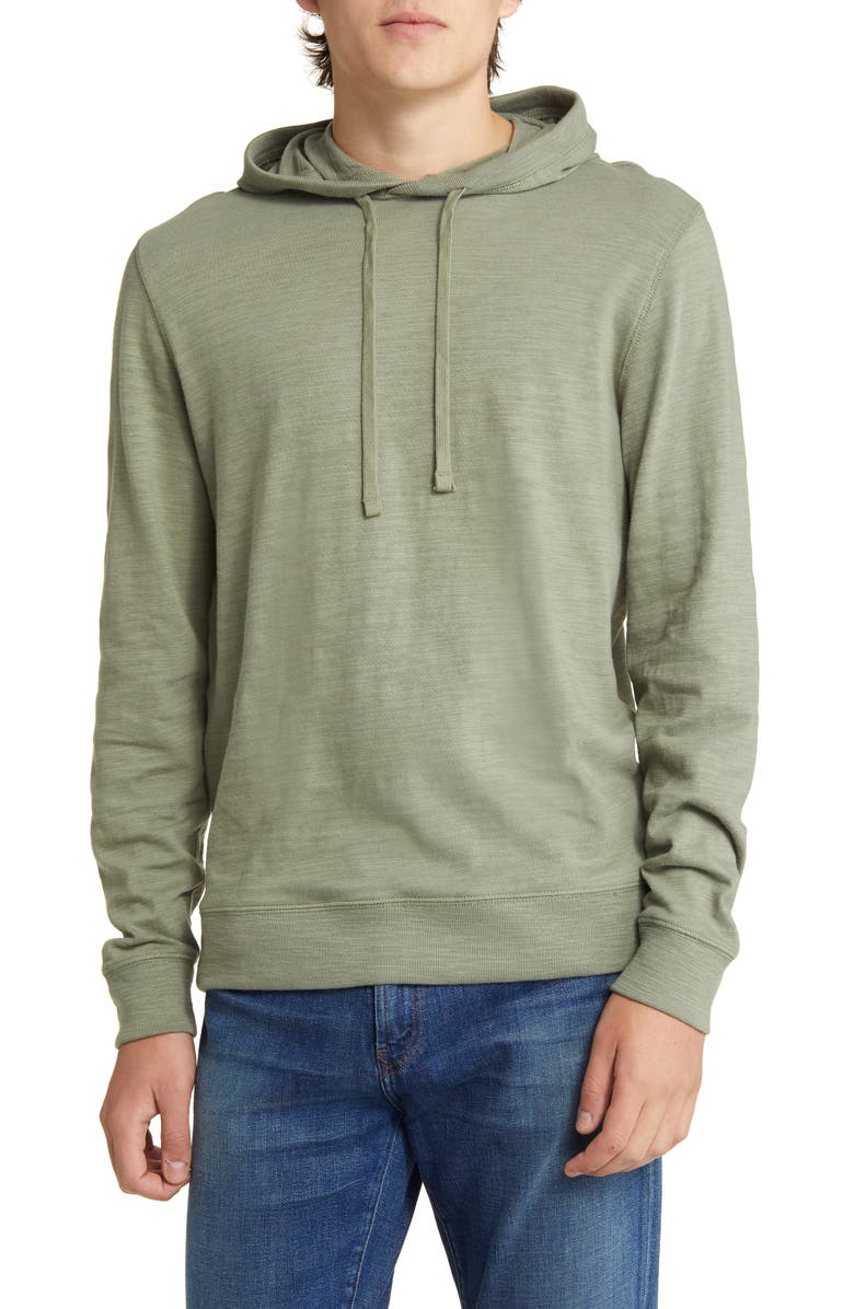 Faherty Sunwashed Organic Cotton Slub Hoodie, Main, color,
