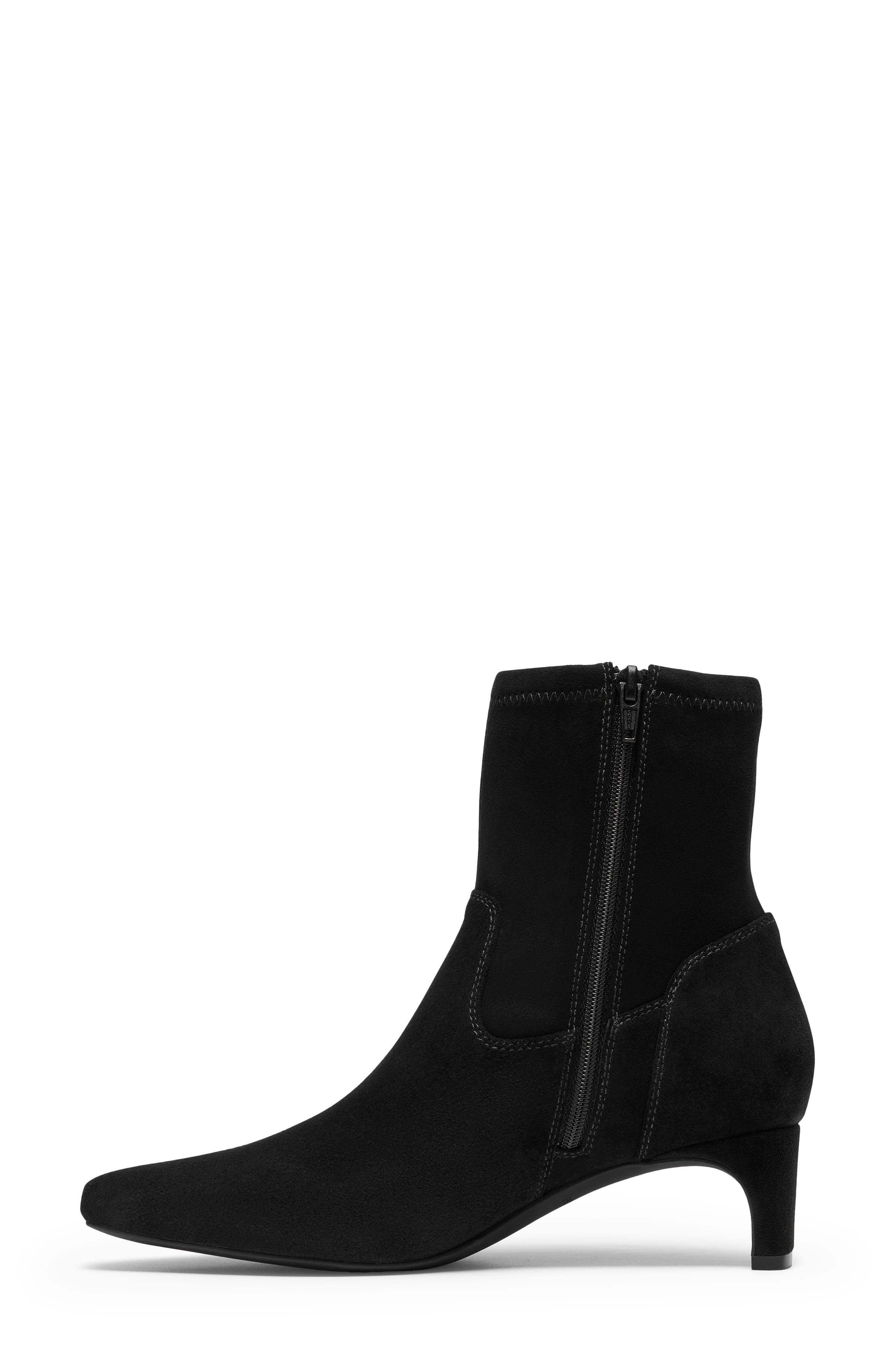 Edina Stretch Bootie, Alternate, color, BLACK SUEDE