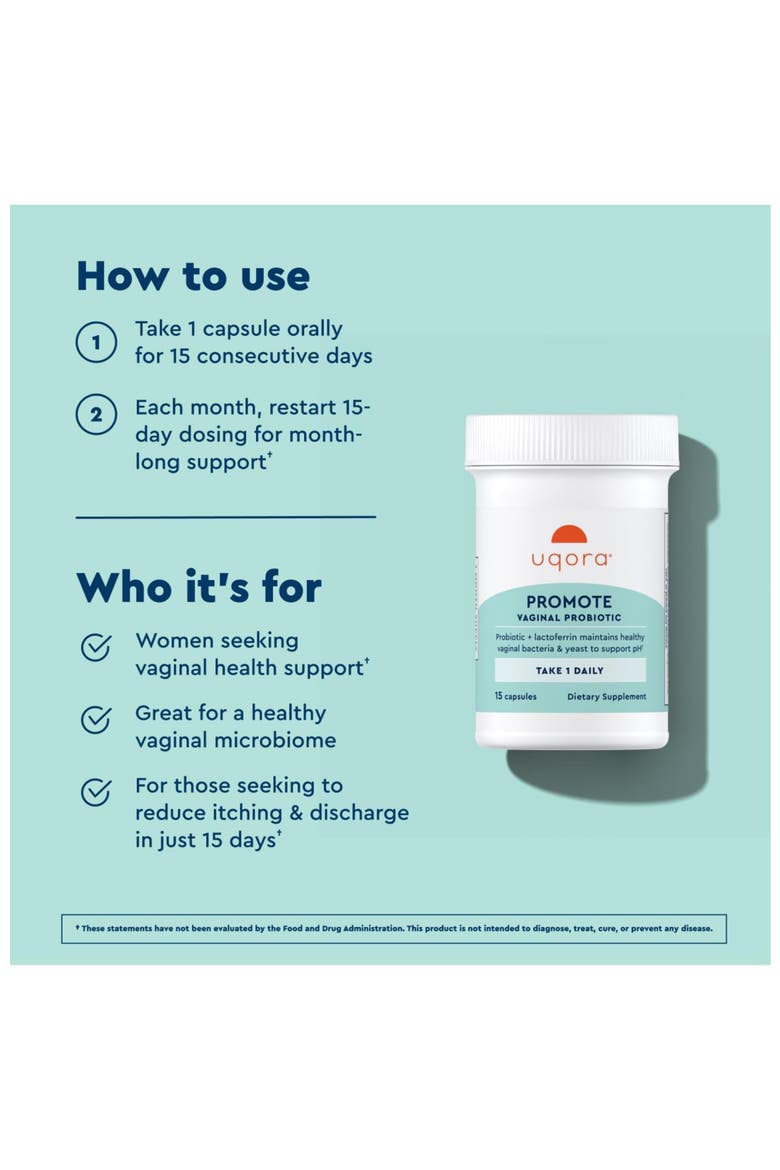 Promote Support Vaginal Health Probiotic for Women with Lactoferrin, Lactobacillus Acidophilus & Lacticaseibacillus Rhamnosus  Vaginal Probiotics  Gluten Free, Alternate, color, None