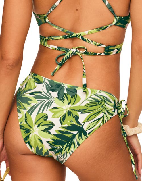Shop Adore Me Tatiana Swimwear Bikini Bottom In Tropical Green