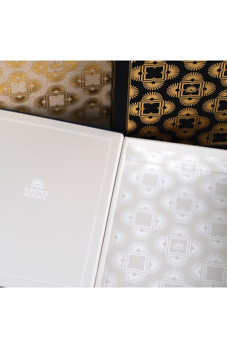 Juniper Books Dust Jacket Storage Box, Alternate, color, Black And Gold