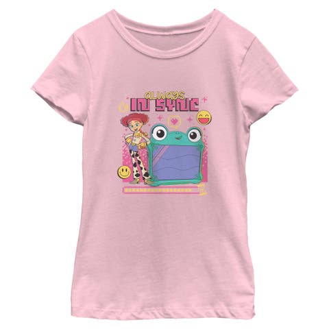 Girl's Toy Story 5 Always In Sync Lily And Jessie  Graphic T-Shirt