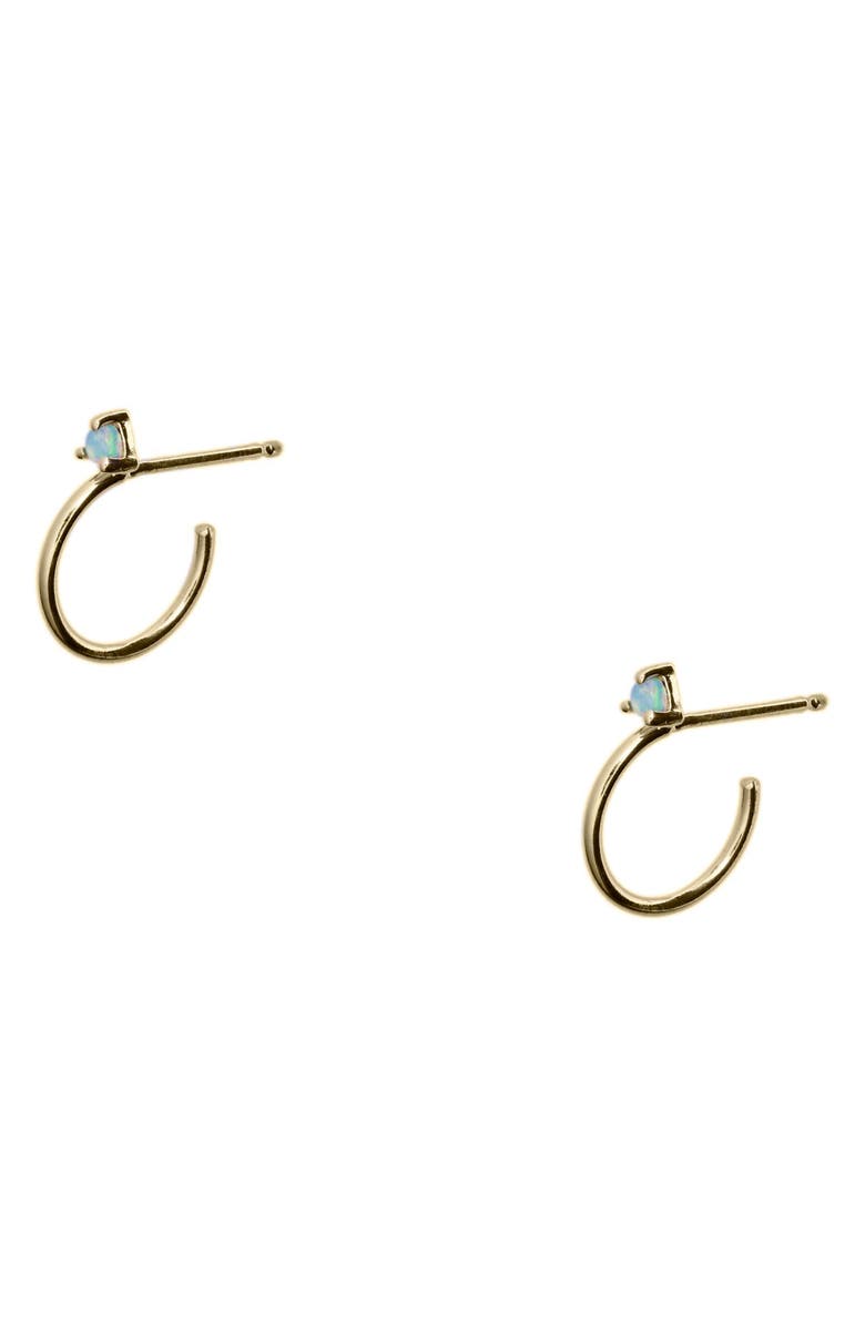 Wwake Botany Collection Mini Hoop Earrings, Alternate, color,