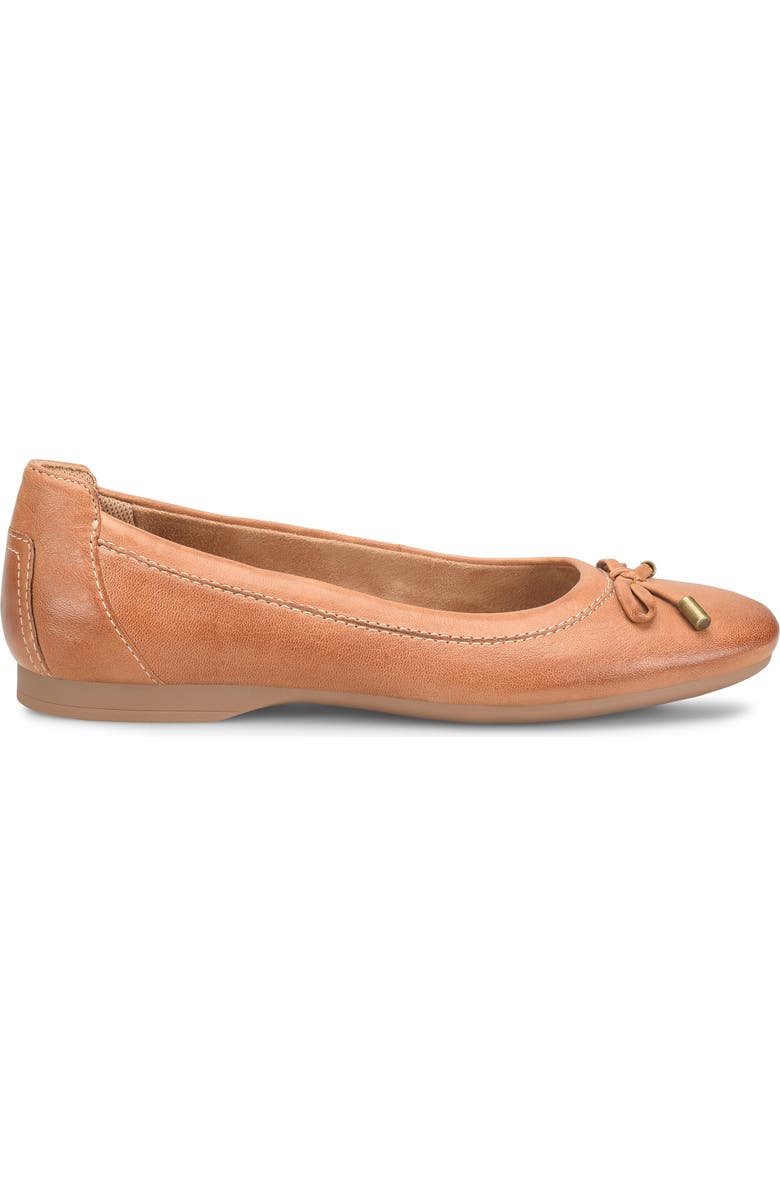 Comfortiva Keegan Ballet Flat, Alternate, color, Luggage
