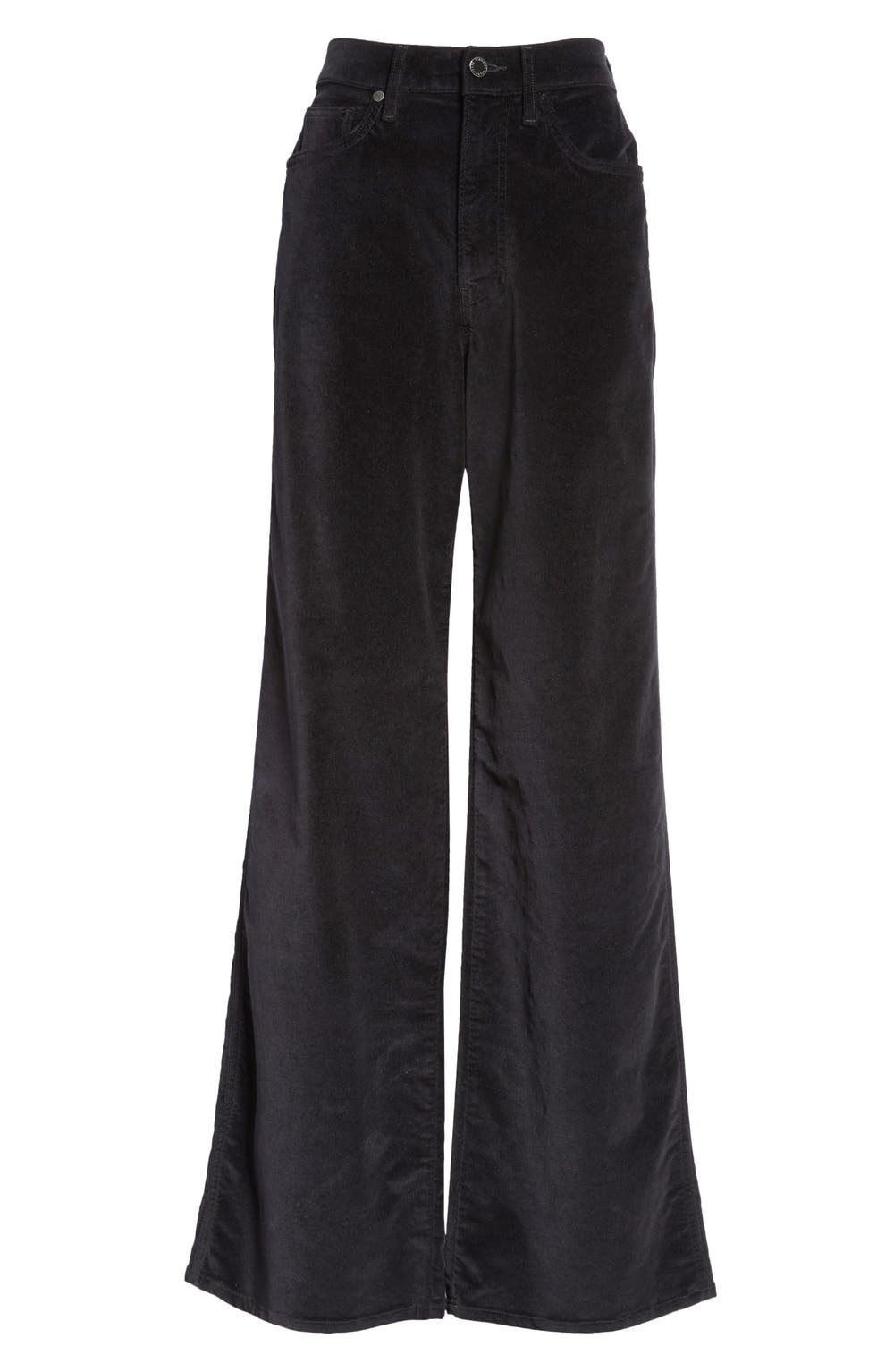 Taylor Velvet High Waist Wide Leg Jeans, image 6 of 7