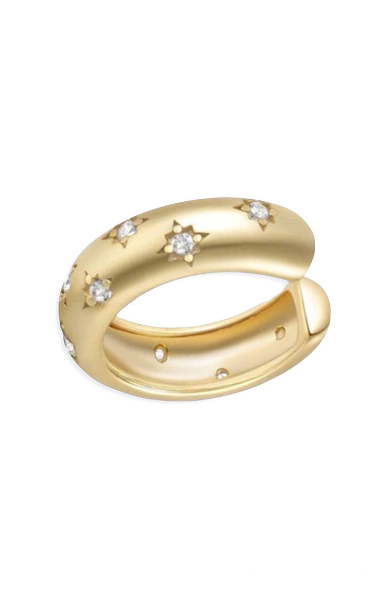 BEN ONI Nova CZ Star Ear Cuff, Main, color, Gold