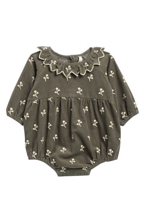 Freya Embroidered Cotton Corduroy Bodysuit (Baby)