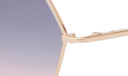 Ted Baker 57mm Oversize Sunglasses In Gold