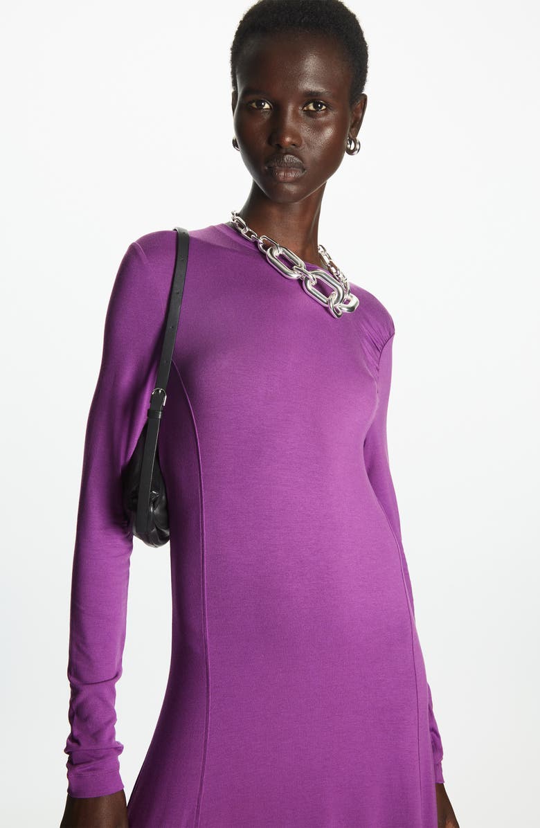 COS Long Sleeve Maxi Dress, Alternate, color, 