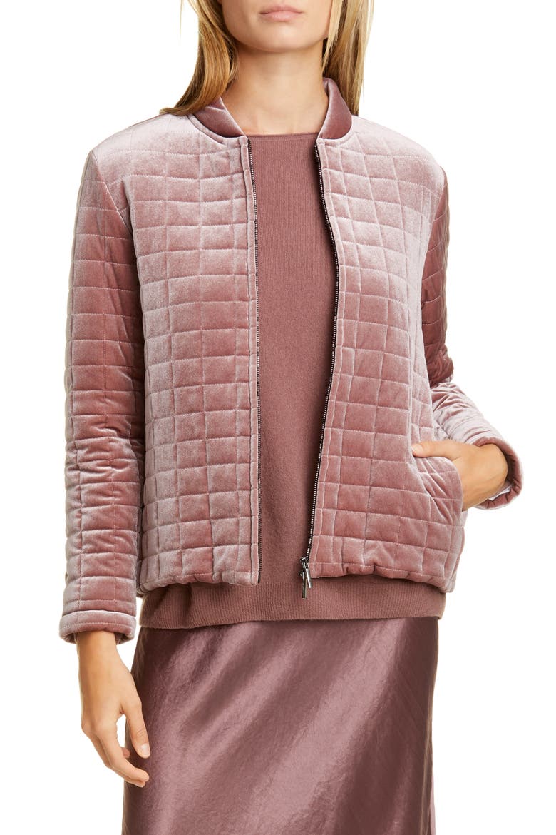 Addurre Quilted Jacket, Main, color, ANTIQUE ROSE