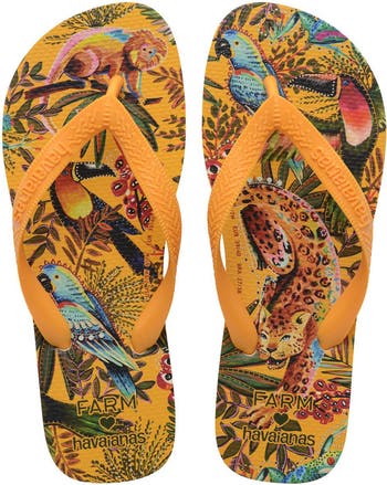 【Havaianas】x FARM RIO Into the Jungle ビーチサンダル Havaianas x FARM Rio Into the Jungle Flip Flop (Women