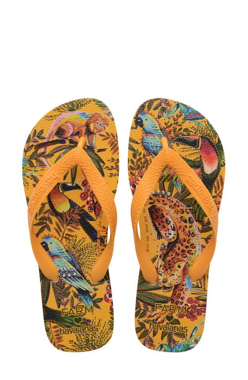 HAVAIANAS HAVAIANAS X FARM RIO INTO THE JUNGLE FLIP FLOP