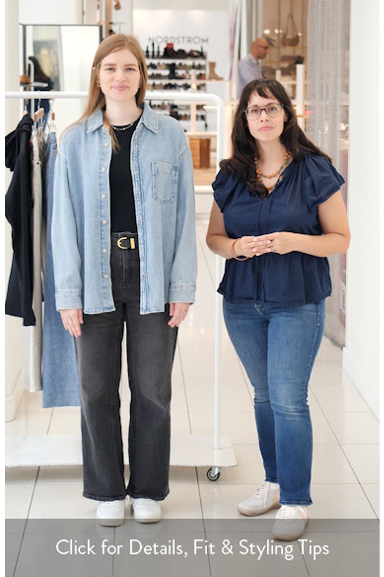 Denim Button-Up Beach Shirt video